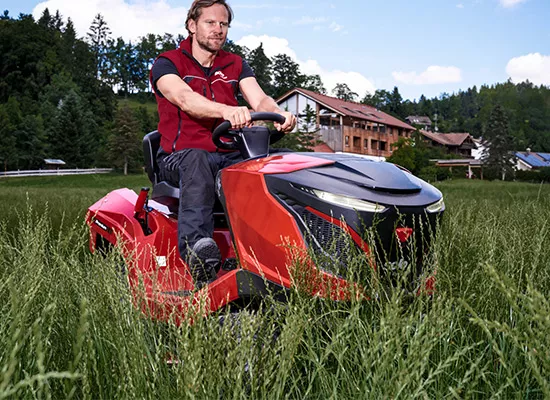 Трактор-газонокосарка solo® by AL-KO для високої трави| Садові трактори Premium Pro