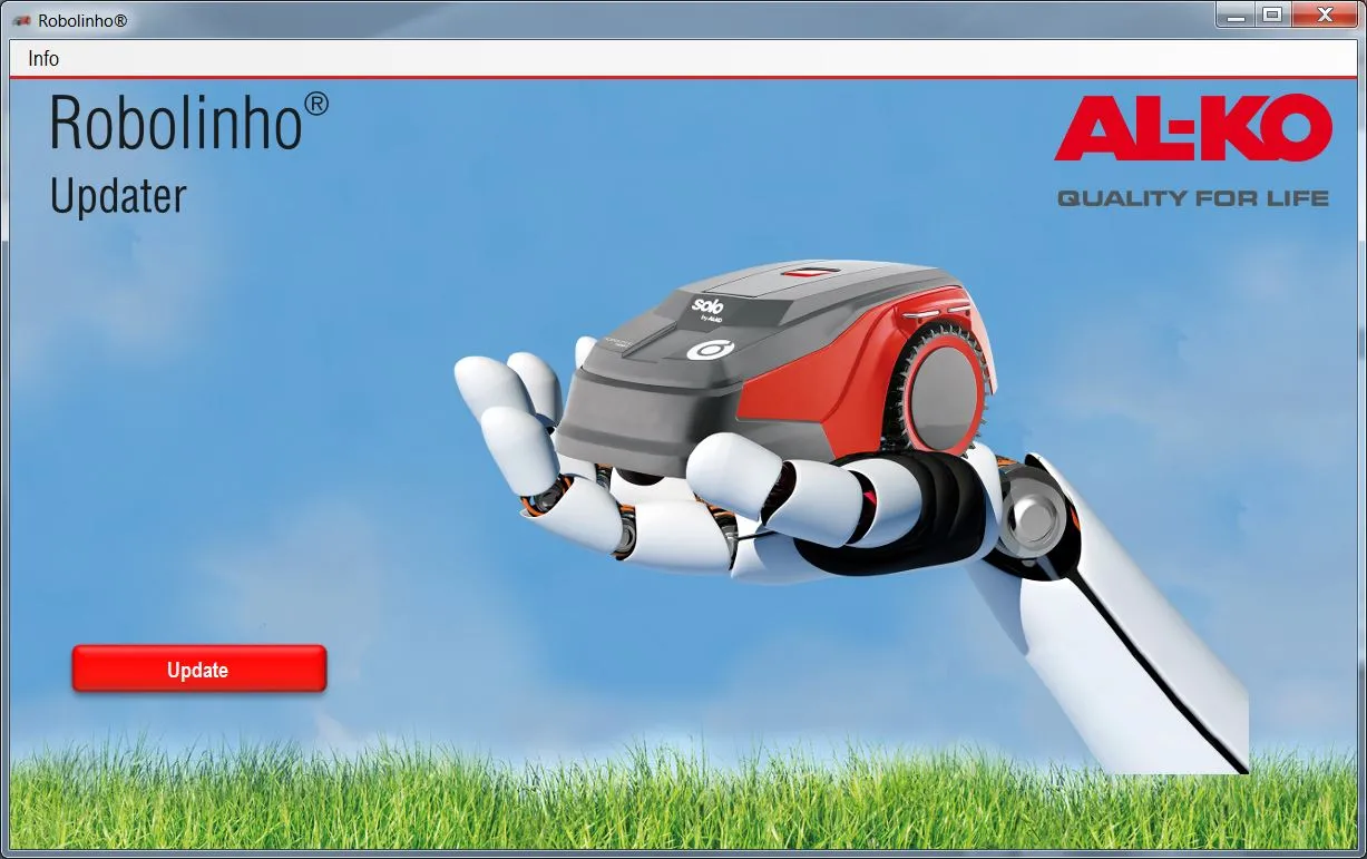 Робот-газонокосарка | Автоматичне оновлення AL-KO Robolinho® - Крок 11: Виберіть функцію автоматичного оновлення Robolinho® і натисніть на 